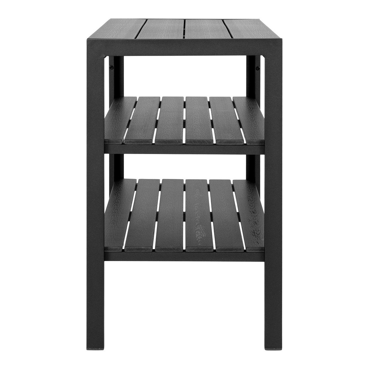 House Nordic ApS - Taormina Theewagen - Theewagen, aluminium/niet-hout, zwart, 3 planken - Deco Delights