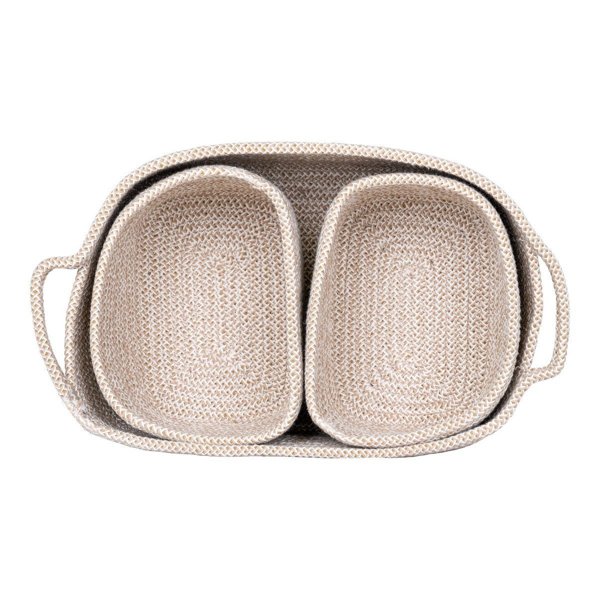 House Nordic ApS - Teixo Basket - Mand, katoen, beige, set van 3 - Deco Delights