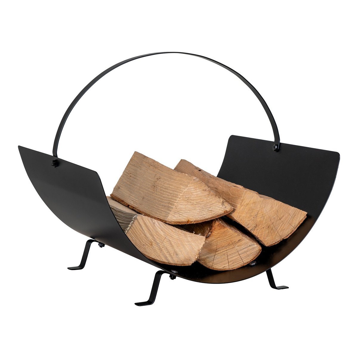 House Nordic ApS - Tires Boomstamhouder - Boomstamhouder, staal, zwart, 40x35x33,5 cm - Deco Delights