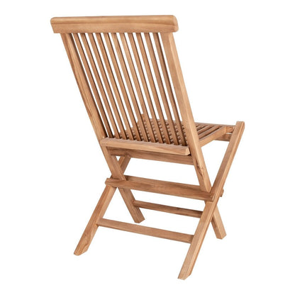 House Nordic ApS - Toledo Eetkamerstoel - Natuurlijk, Teak, 62x46x89 cm - Set van 2 - Deco Delights