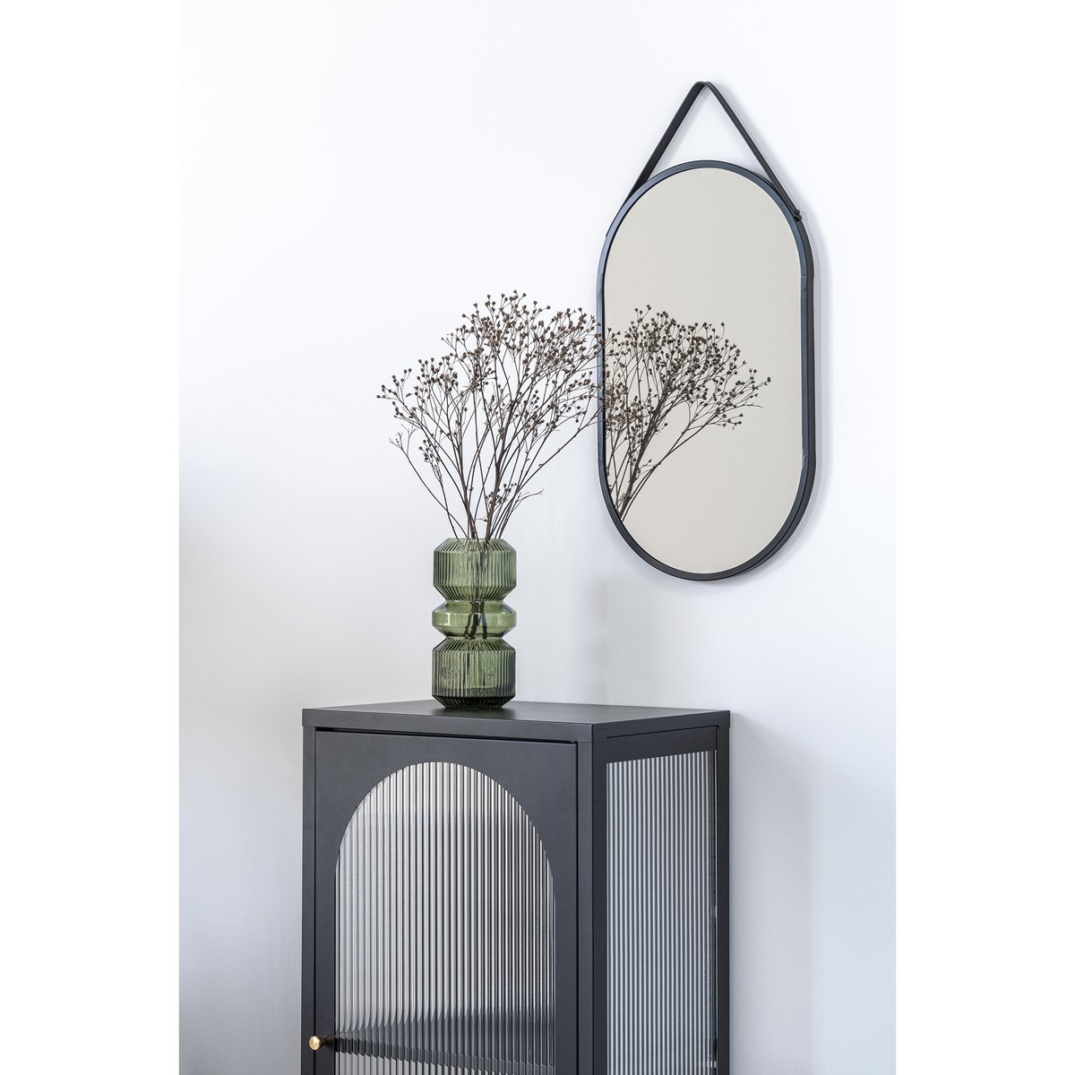 House Nordic ApS - Trapani Spiegel Zwart - Deco Delights