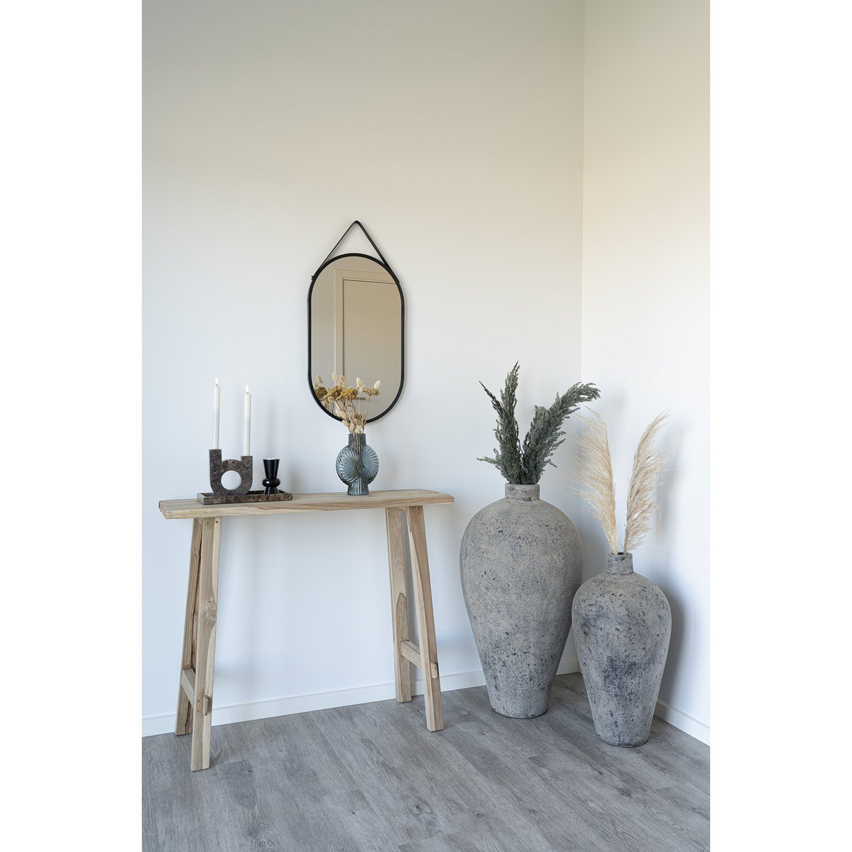 House Nordic ApS - Trapani Spiegel Zwart - Deco Delights
