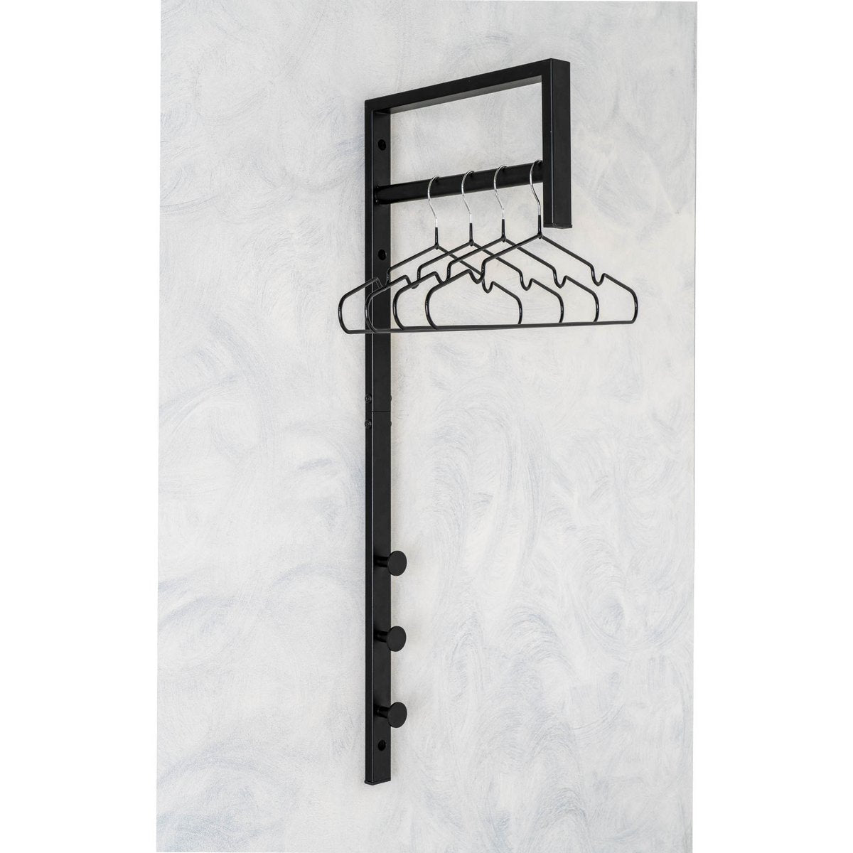 House Nordic ApS - Trento Kledingrek - Zwart, Metaal, 30x3x82 cm - Deco Delights
