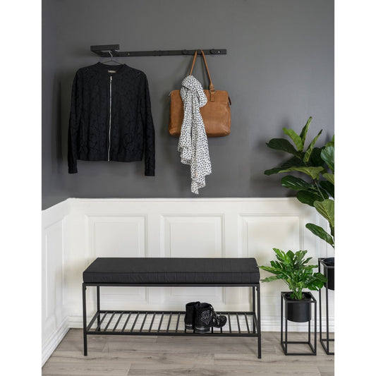 House Nordic ApS - Trento Kledingrek - Zwart, Metaal, 30x3x82 cm - Deco Delights