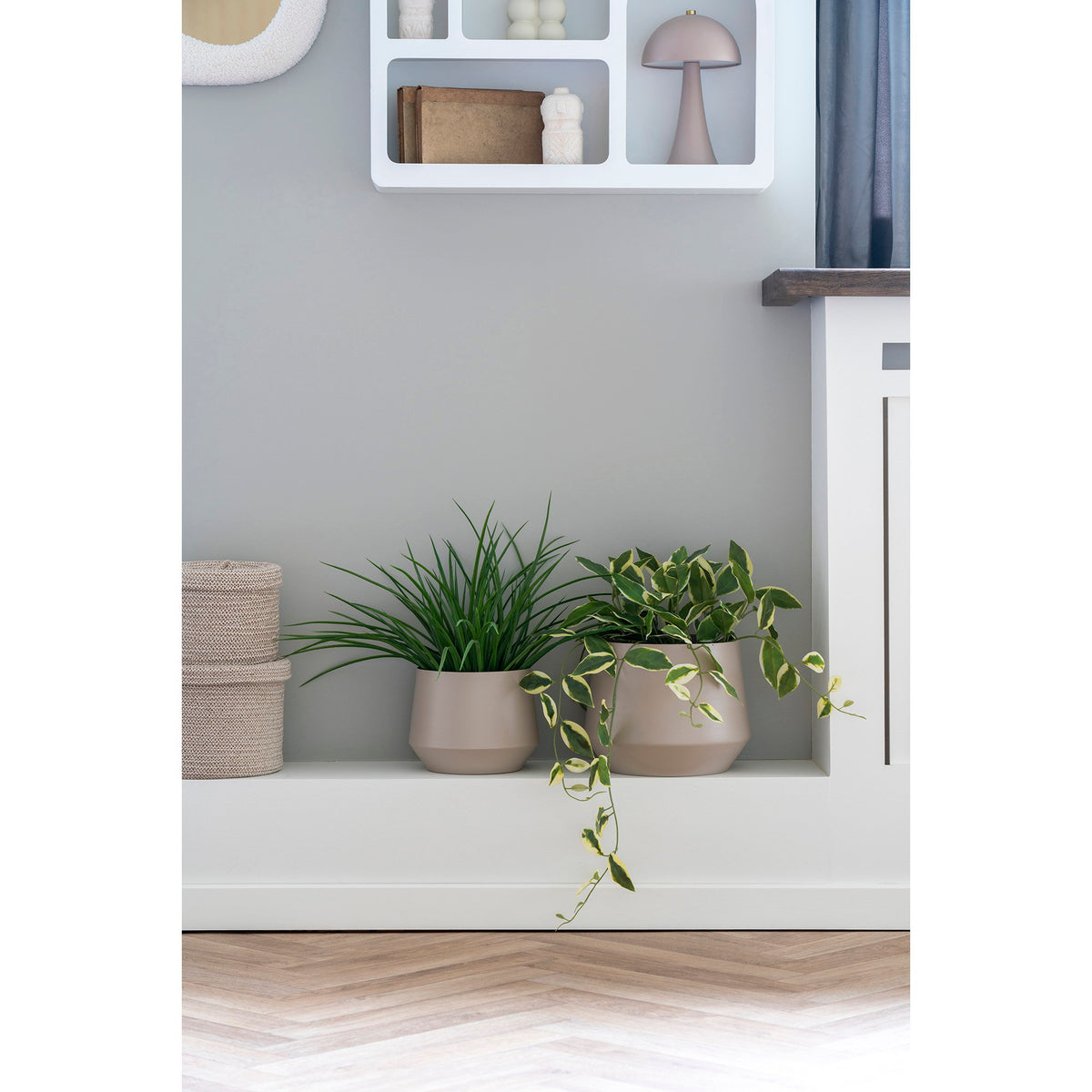 House Nordic ApS - Trofa Bloempot Zand Set van 2 - Deco Delights Bloempot