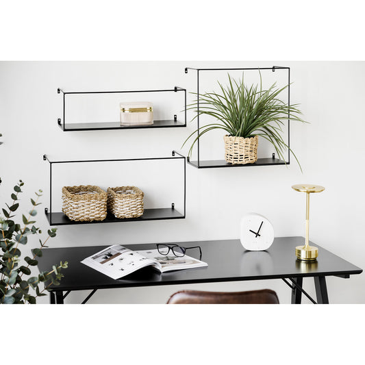 House Nordic ApS - Ulmo Wandplank Zwart - Deco Delights Wandplank