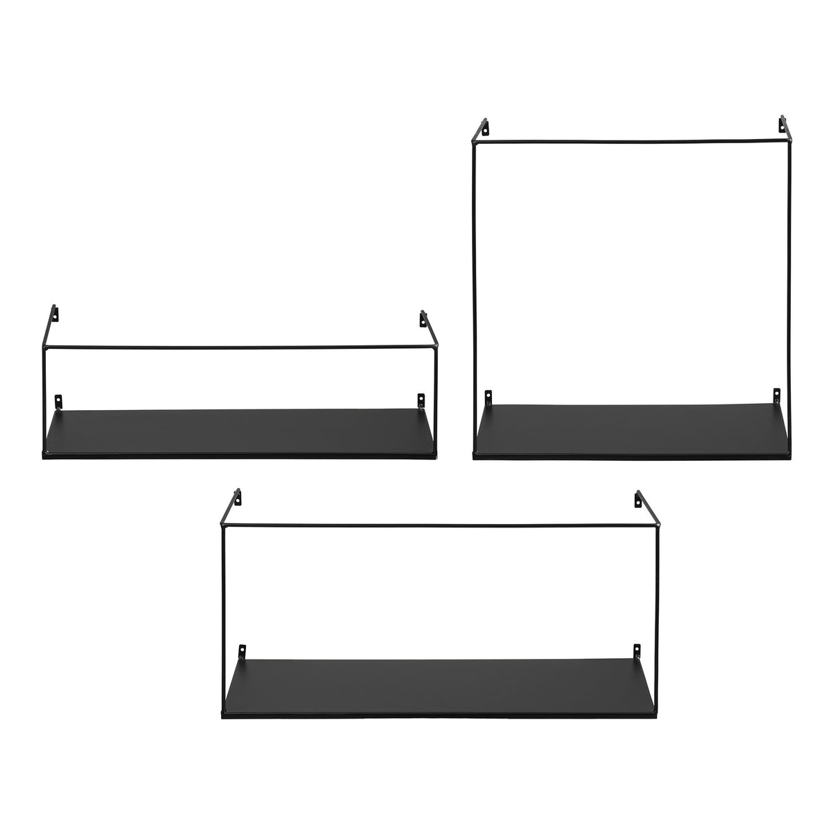 House Nordic ApS - Ulmo Wandplank Zwart - Deco Delights Wandplank