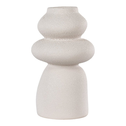 House Nordic ApS - Vaas - Beige, Steengoed, Ø14,5x26,5 cm - Deco Delights