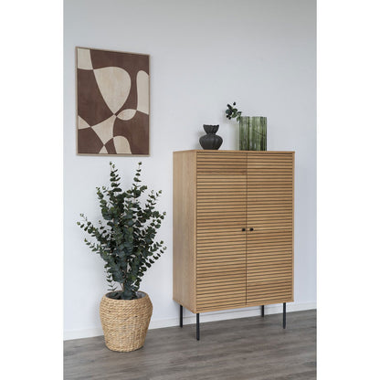 House Nordic ApS - Vaas - Gerookt groen, glas, 21x12x26,5cm - Deco Delights