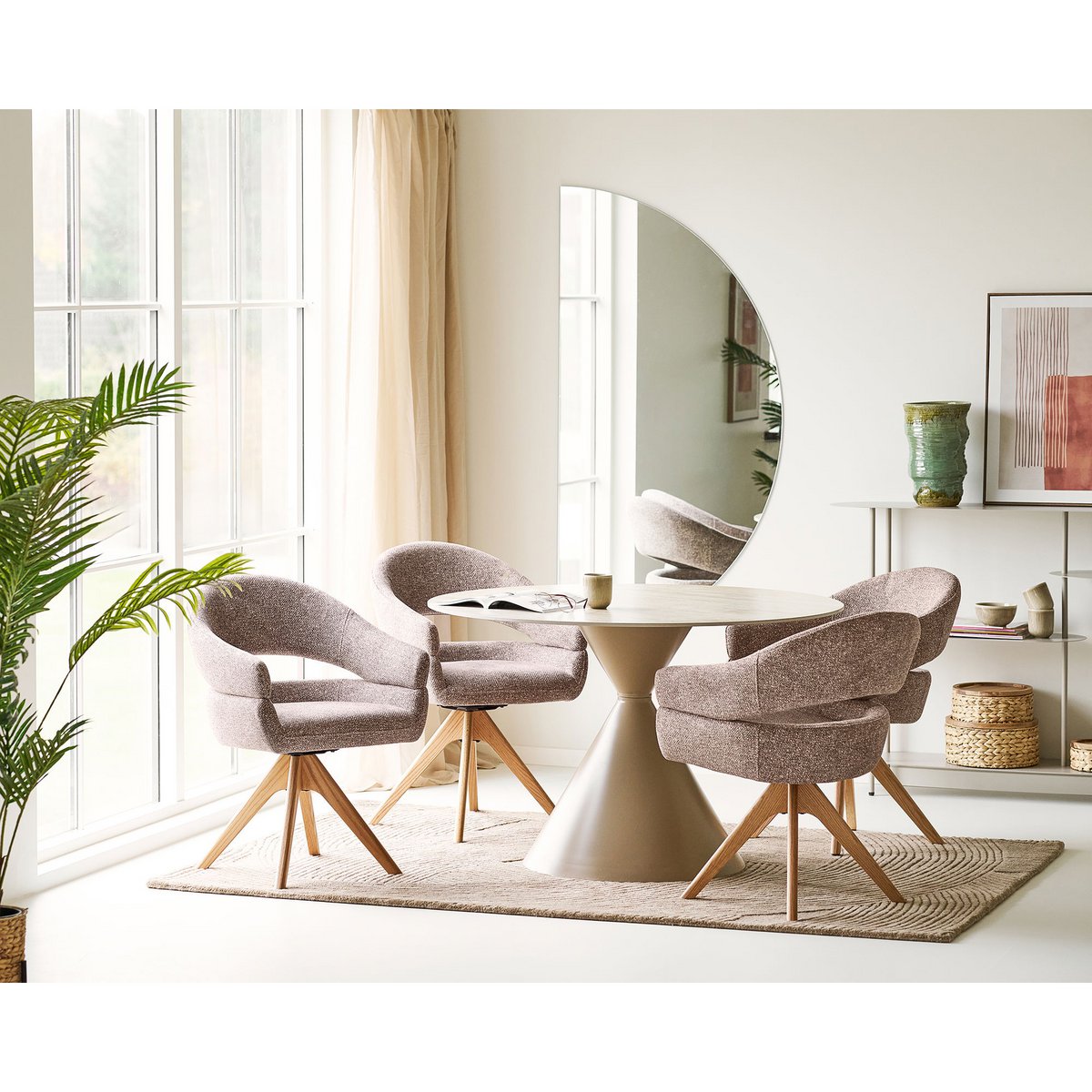 House Nordic ApS - Vaas, keramiek, groen, ø22x34,5 cm - Deco Delights