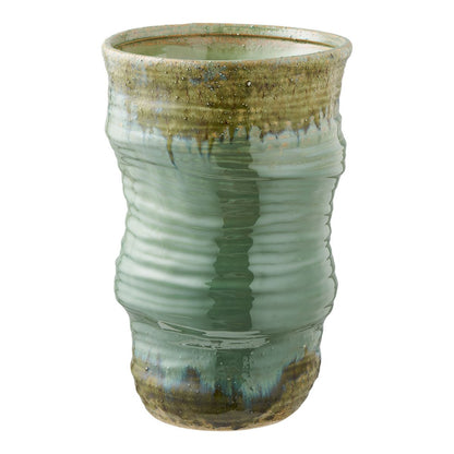House Nordic ApS - Vaas, keramiek, groen, ø22x34,5 cm - Deco Delights