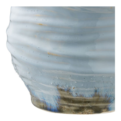 House Nordic ApS - Vaas, keramiek, lichtblauw, ø19,5x22,5 - Deco Delights
