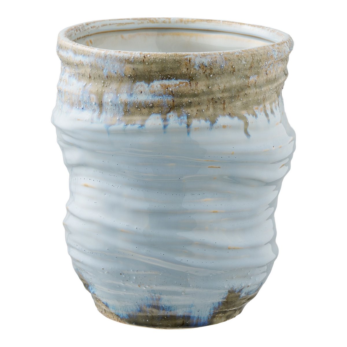 House Nordic ApS - Vaas, keramiek, lichtblauw, ø19,5x22,5 - Deco Delights