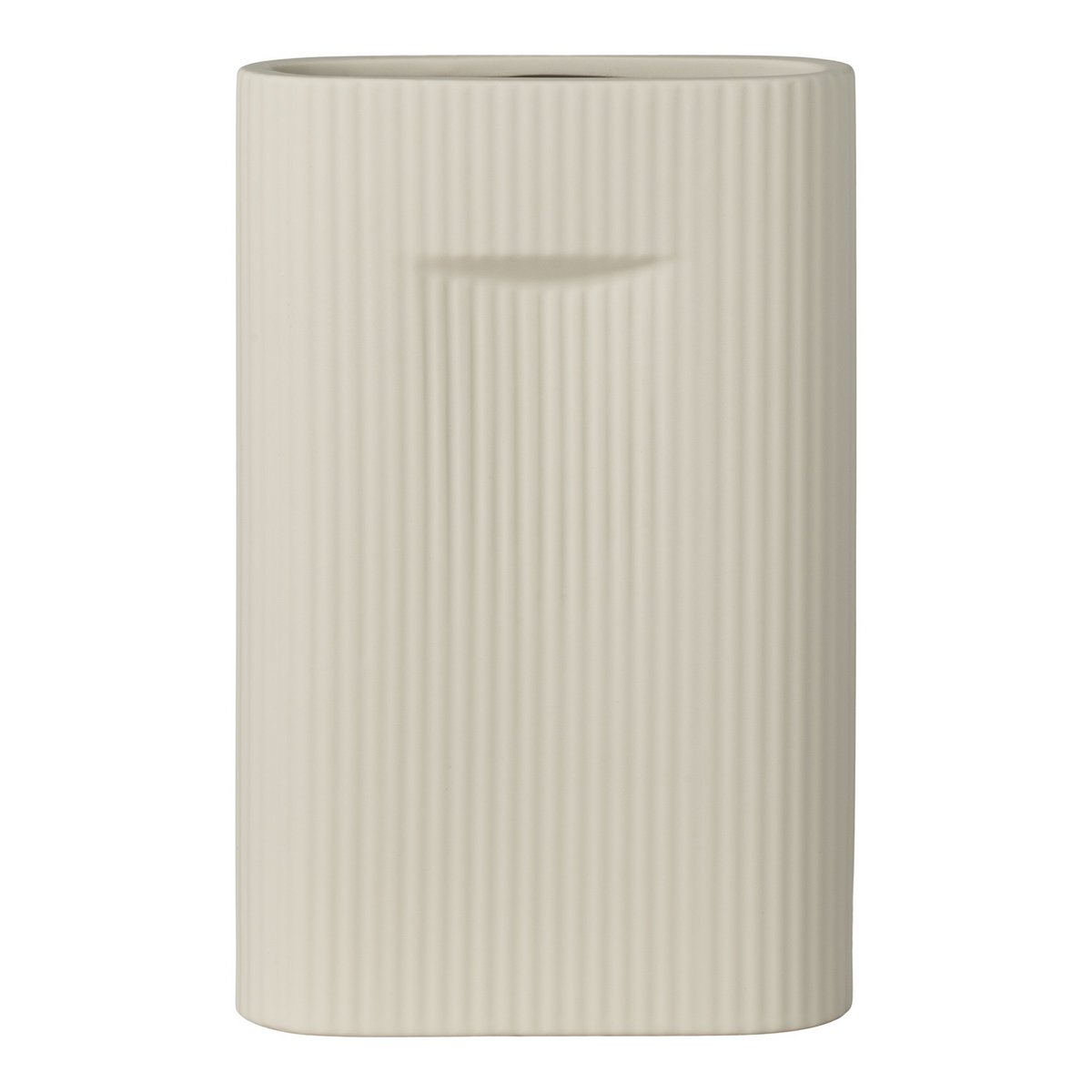 House Nordic ApS - Vaas - Vaas in keramiek, grijs, 16,5x6,5x26 cm - Deco Delights Vaas