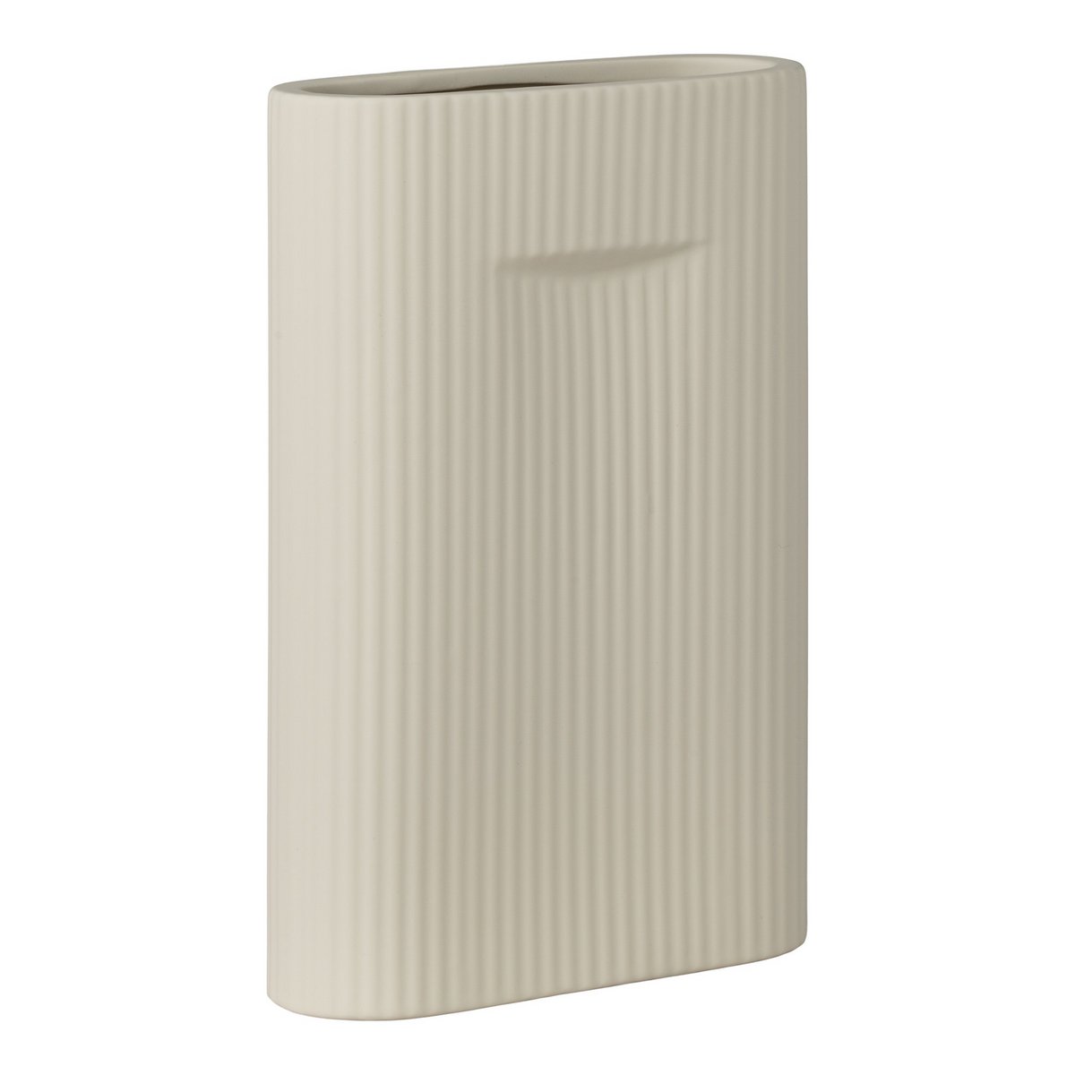 House Nordic ApS - Vaas - Vaas in keramiek, grijs, 16,5x6,5x26 cm - Deco Delights Vaas