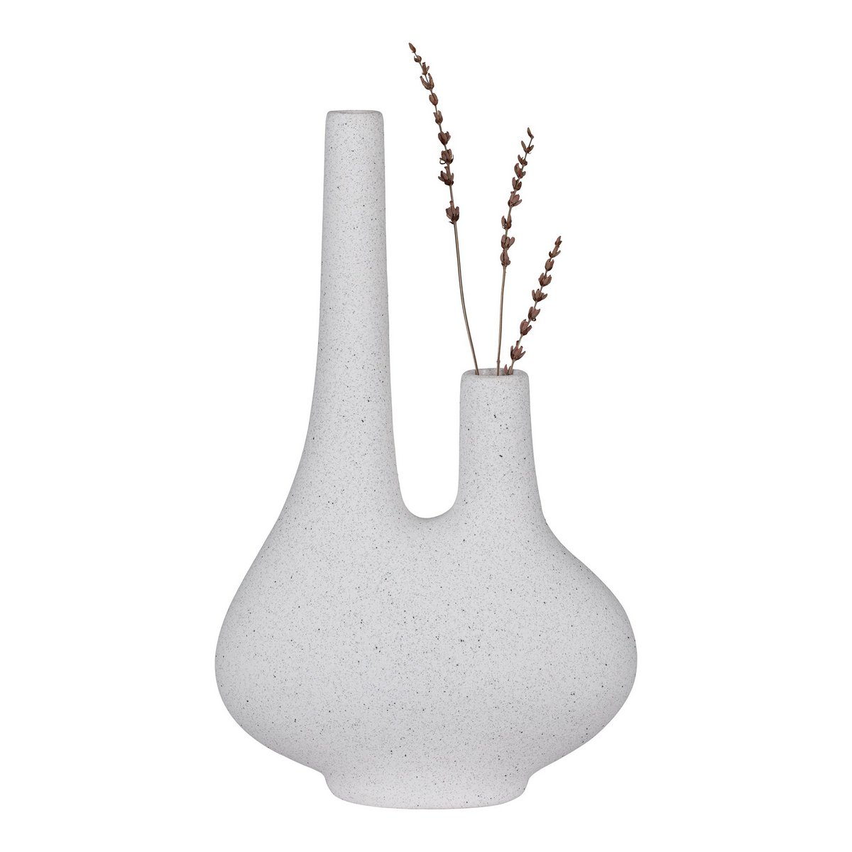 House Nordic ApS - Vaas - Vaas in keramiek, wit, 23x11,5x37 cm - Deco Delights Vaas