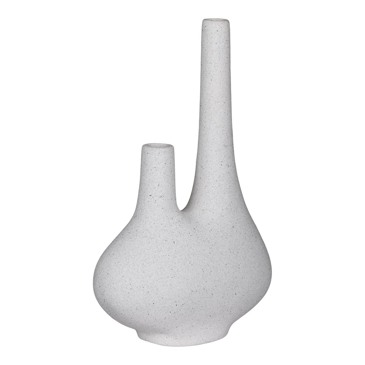 House Nordic ApS - Vaas - Vaas in keramiek, wit, 23x11,5x37 cm - Deco Delights Vaas