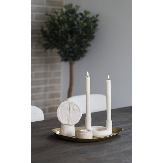 House Nordic ApS - Vaas - Vaas, keramiek, beige, 12x7,5x17,5 cm - Deco Delights Vaas