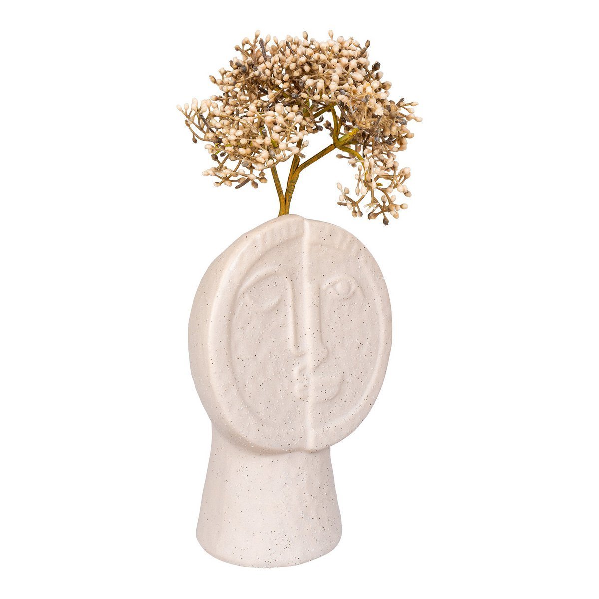 House Nordic ApS - Vaas - Vaas, keramiek, beige, 12x7,5x17,5 cm - Deco Delights Vaas