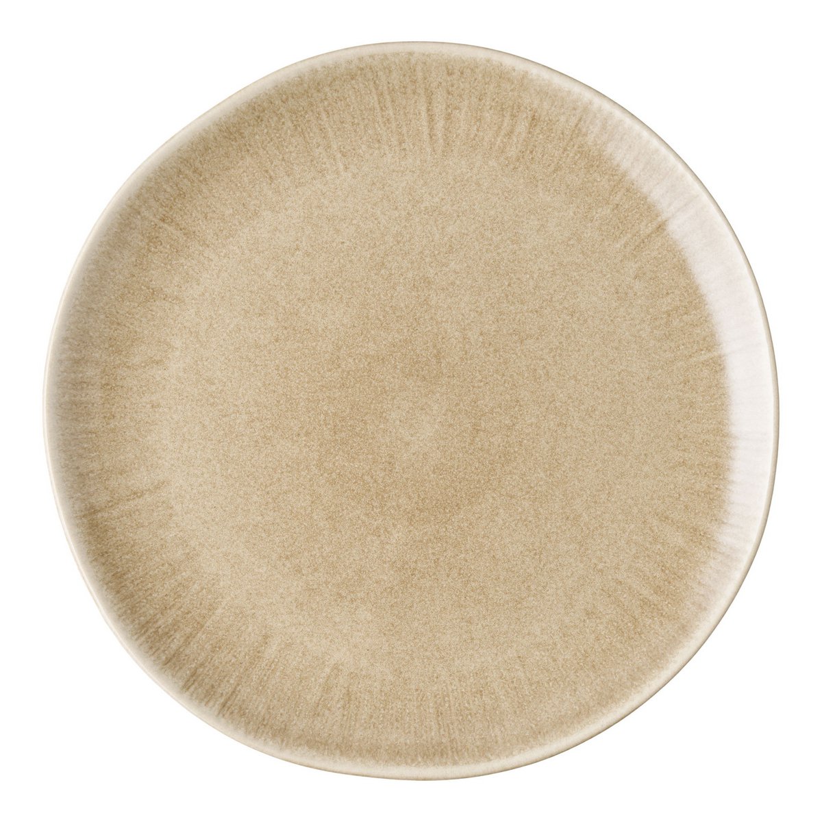 House Nordic ApS - Viola Dinerbord, keramiek, beige, ø27 cm, set van 4 - Deco Delights