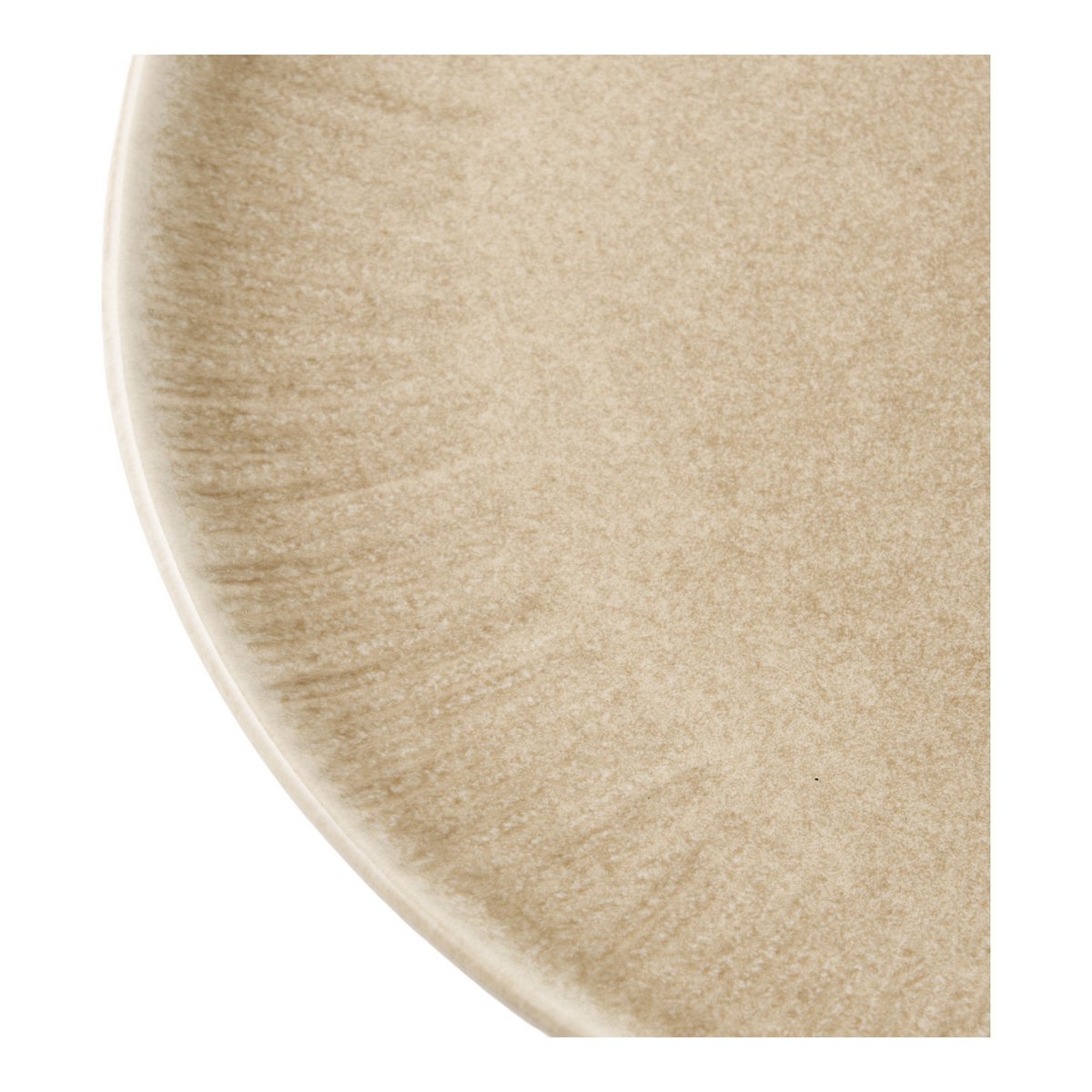 House Nordic ApS - Viola Dinerbord, keramiek, beige, ø27 cm, set van 4 - Deco Delights