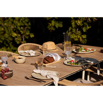 House Nordic ApS - Viola Dinerbord, keramiek, beige, ø27 cm, set van 4 - Deco Delights