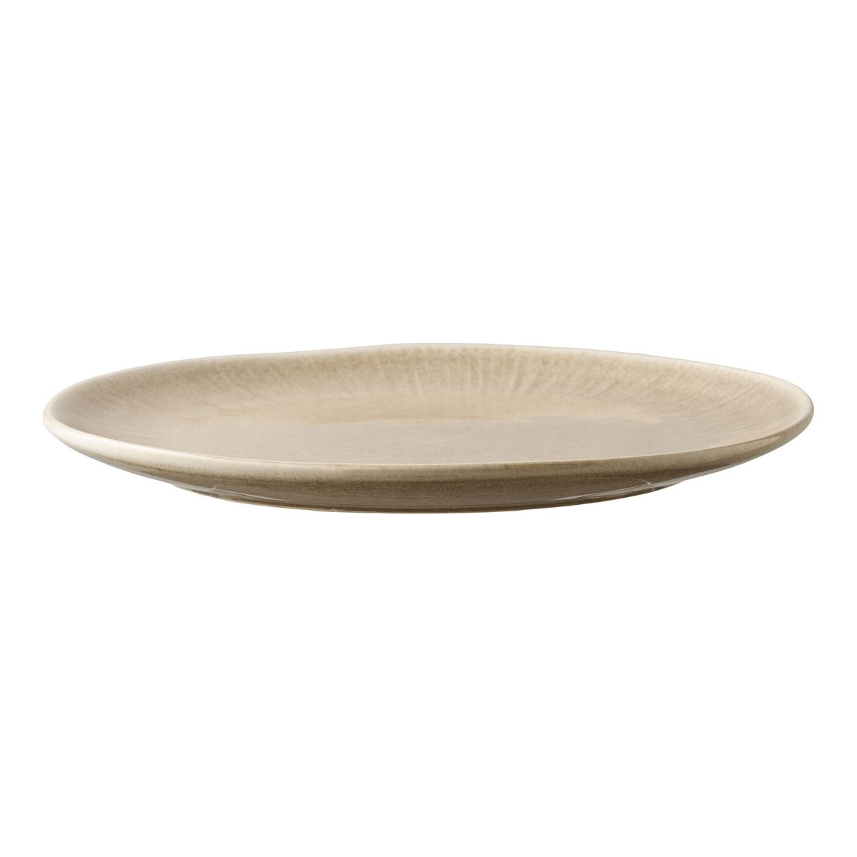 House Nordic ApS - Viola Dinerbord, keramiek, beige, ø27 cm, set van 4 - Deco Delights
