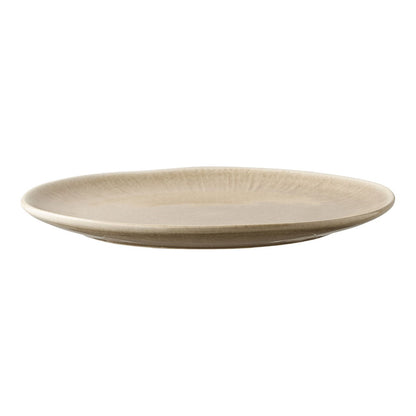 House Nordic ApS - Viola Dinerbord, keramiek, beige, ø27 cm, set van 4 - Deco Delights