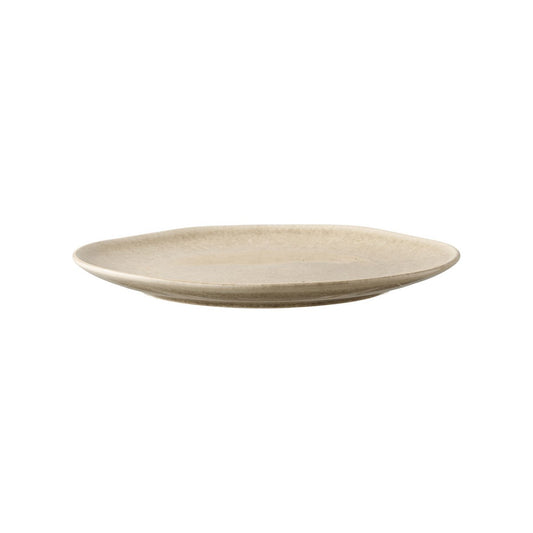 House Nordic ApS - Viola Lunchbord, keramiek, beige, ø21 cm, set van 4 - Deco Delights