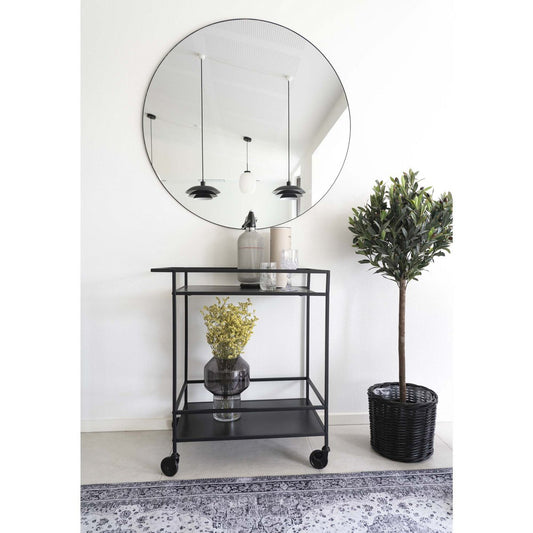 House Nordic ApS - Vita Bar Trolley - zwart, staal, 68x40x79cm - Deco Delights