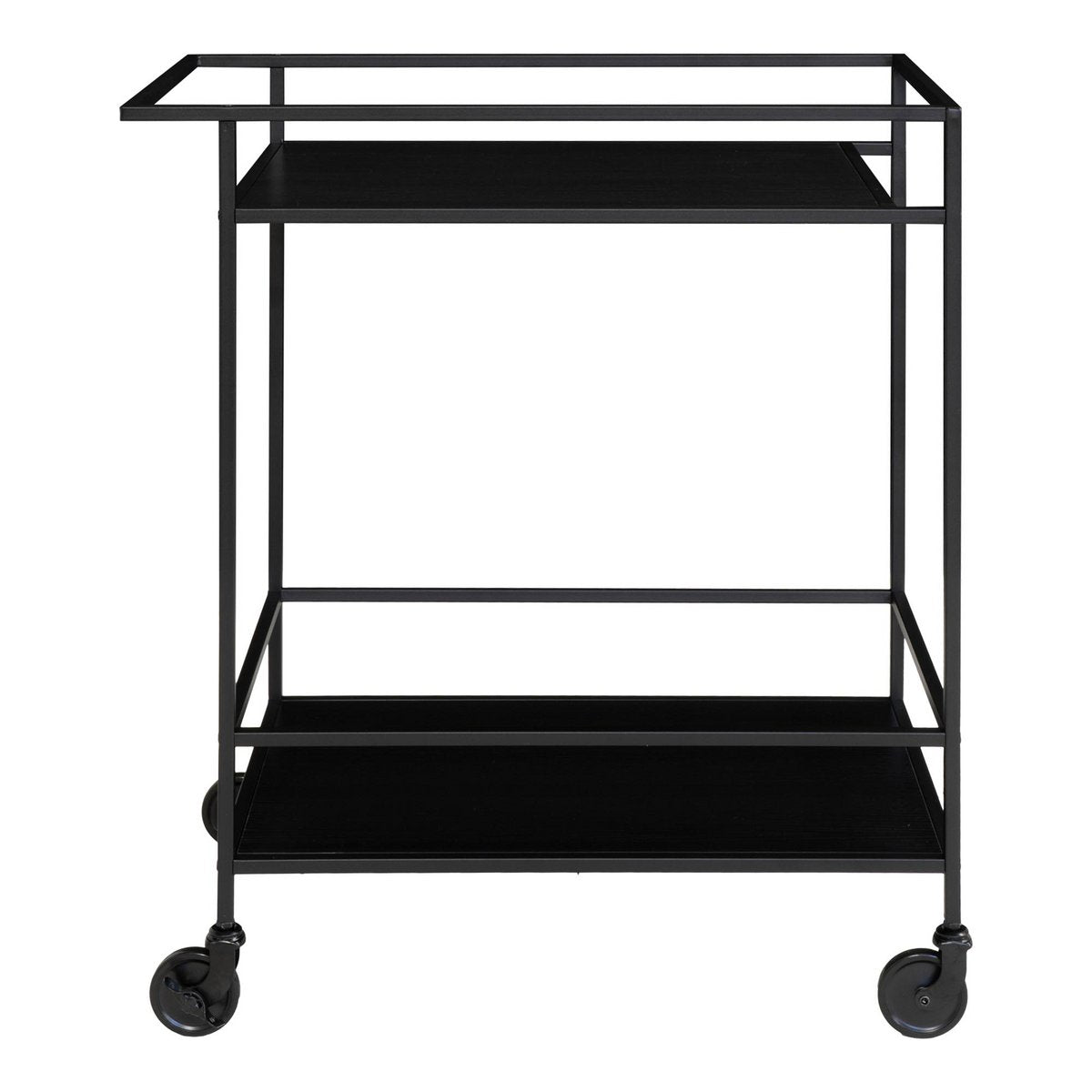 House Nordic ApS - Vita Bar Trolley - zwart, staal, 68x40x79cm - Deco Delights