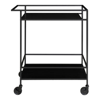 House Nordic ApS - Vita Bar Trolley - zwart, staal, 68x40x79cm - Deco Delights