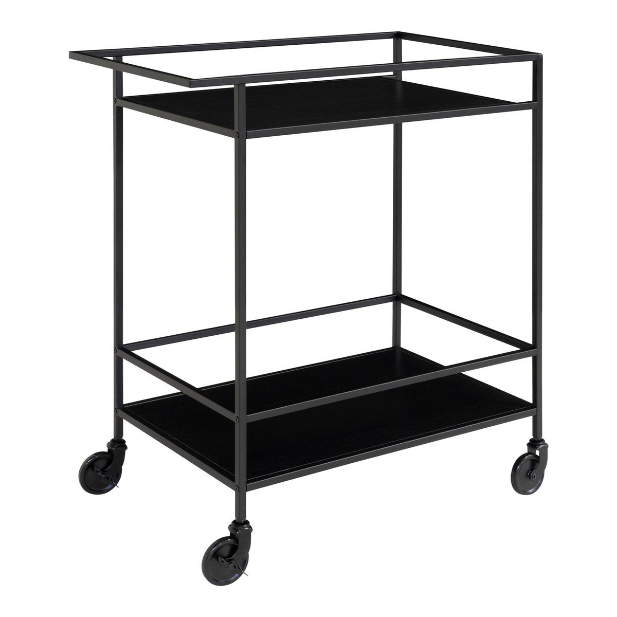 House Nordic ApS - Vita Bar Trolley - zwart, staal, 68x40x79cm - Deco Delights