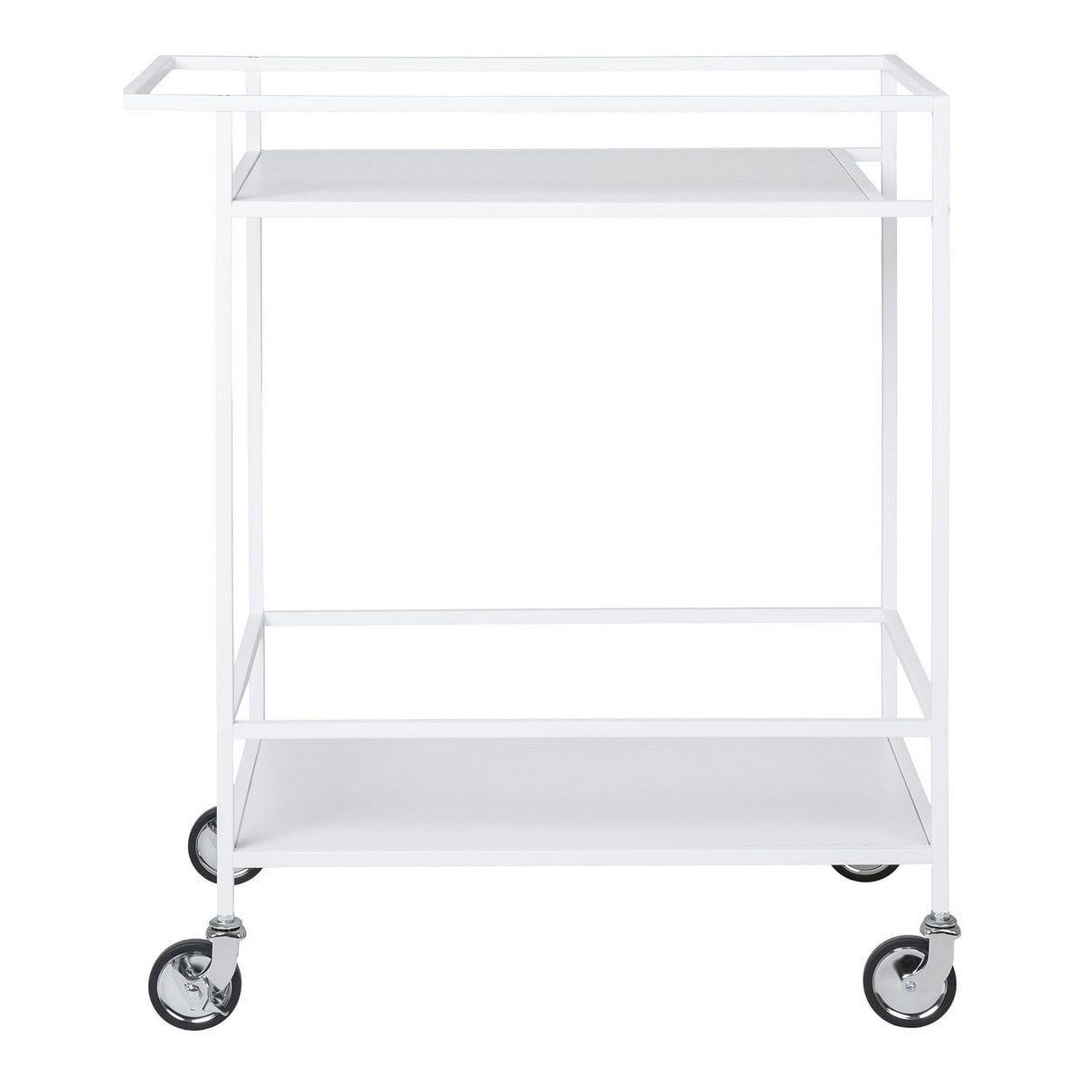 House Nordic ApS - Vita Barwagen - Wit, staal, 68x40x79 cm - Deco Delights