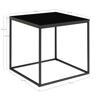 House Nordic ApS - Vita Bijzettafel Zwart - Deco Delights Bijzettafel
