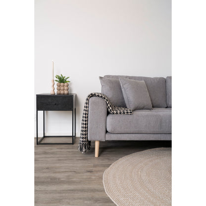 House Nordic ApS - Vita Bijzettafel Zwart met Lade - Deco Delights Bijzettafel