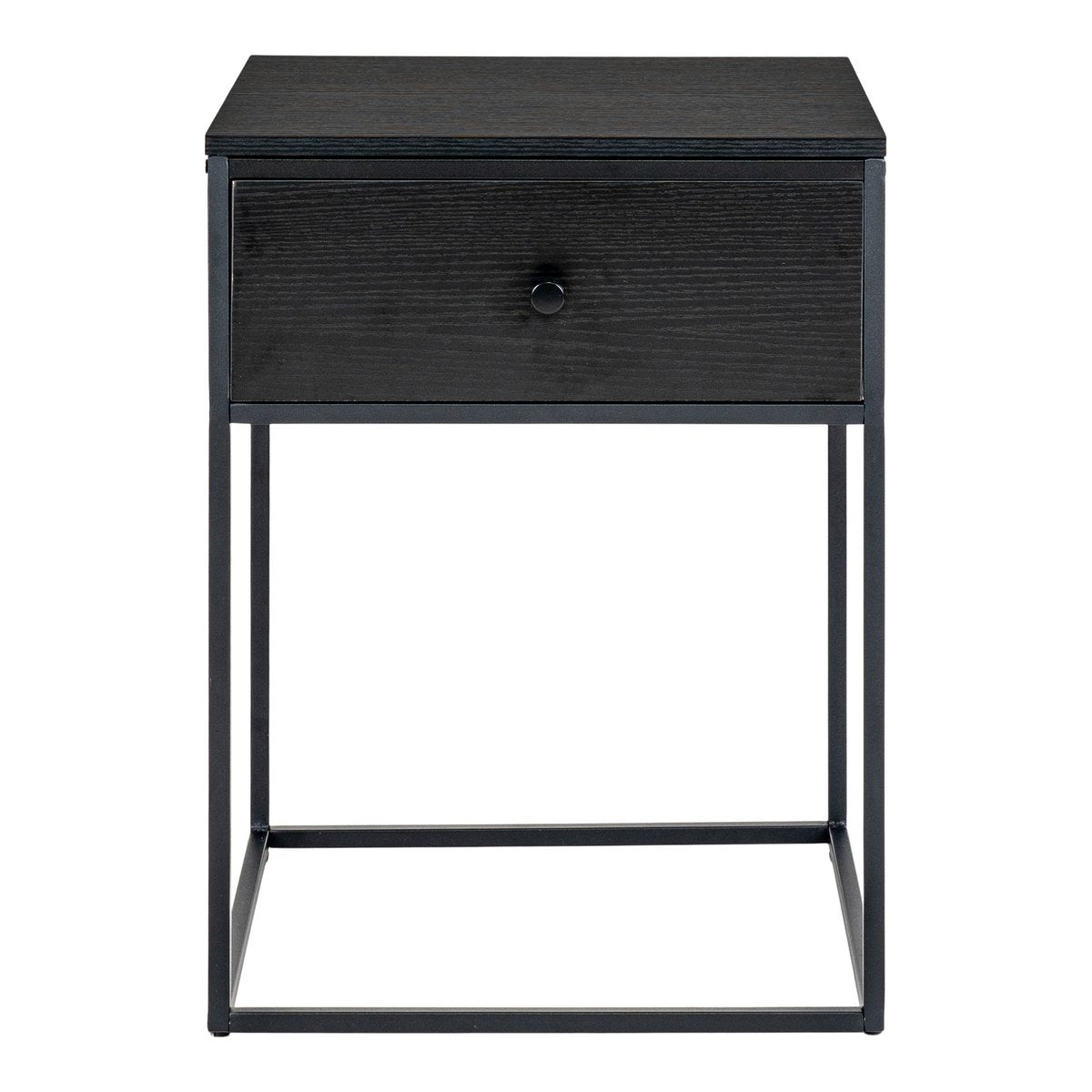 House Nordic ApS - Vita Bijzettafel - zwart, staal, 40x40x55cm - Deco Delights