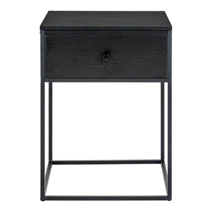 House Nordic ApS - Vita Bijzettafel - zwart, staal, 40x40x55cm - Deco Delights