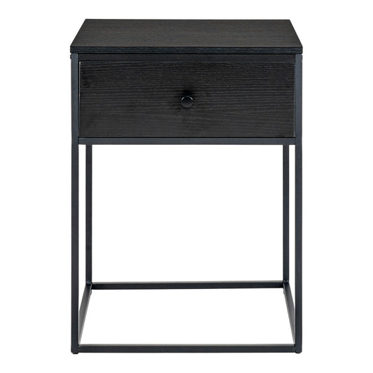 House Nordic ApS - Vita Bijzettafel - zwart, staal, 40x40x55cm - Deco Delights