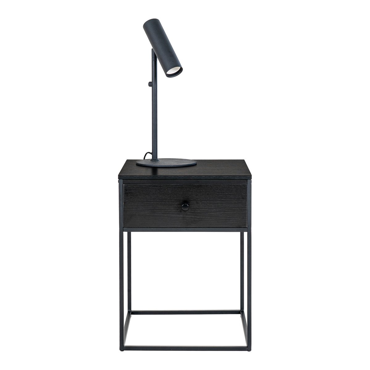 House Nordic ApS - Vita Bijzettafel - zwart, staal, 40x40x55cm - Deco Delights
