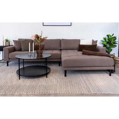 House Nordic ApS - Vita Salontafel Zwart Ø80x45 cm - Deco Delights Salontafel