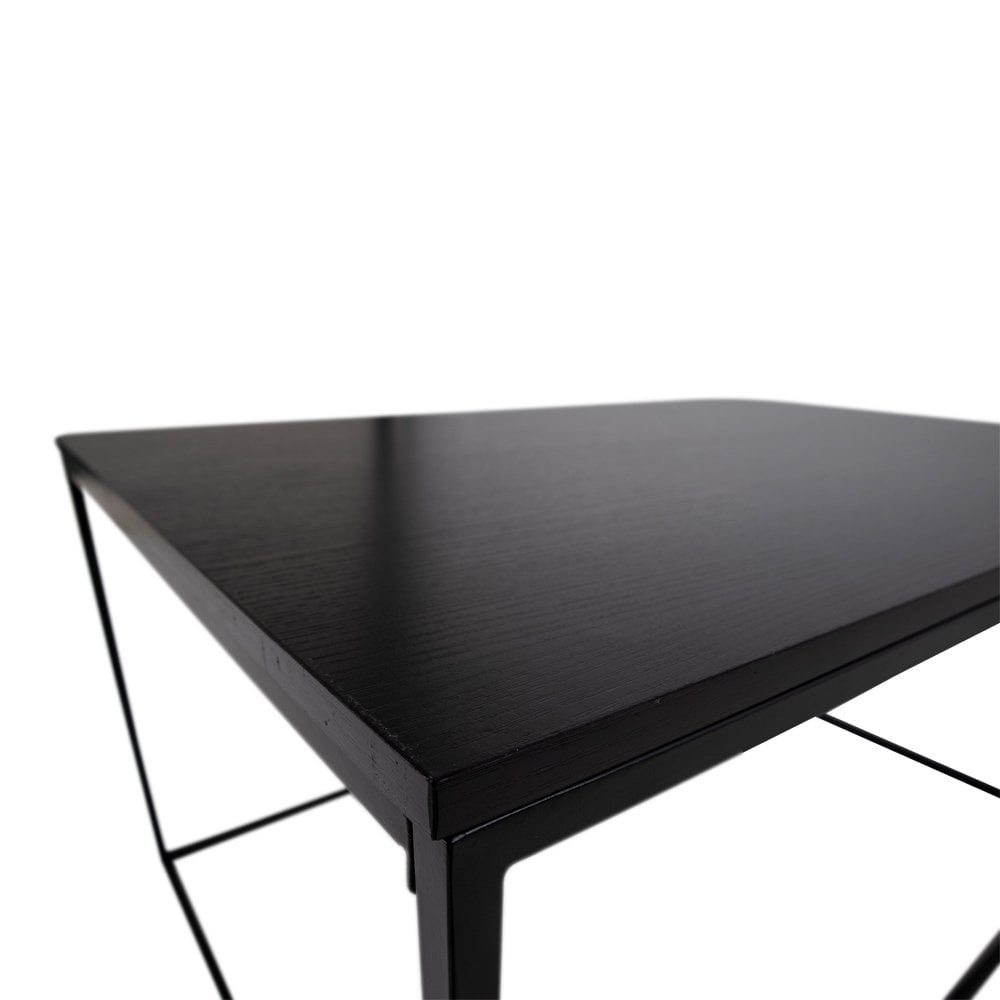 House Nordic ApS - Vita Salontafel - zwart, staal, 60x90x45cm - Deco Delights