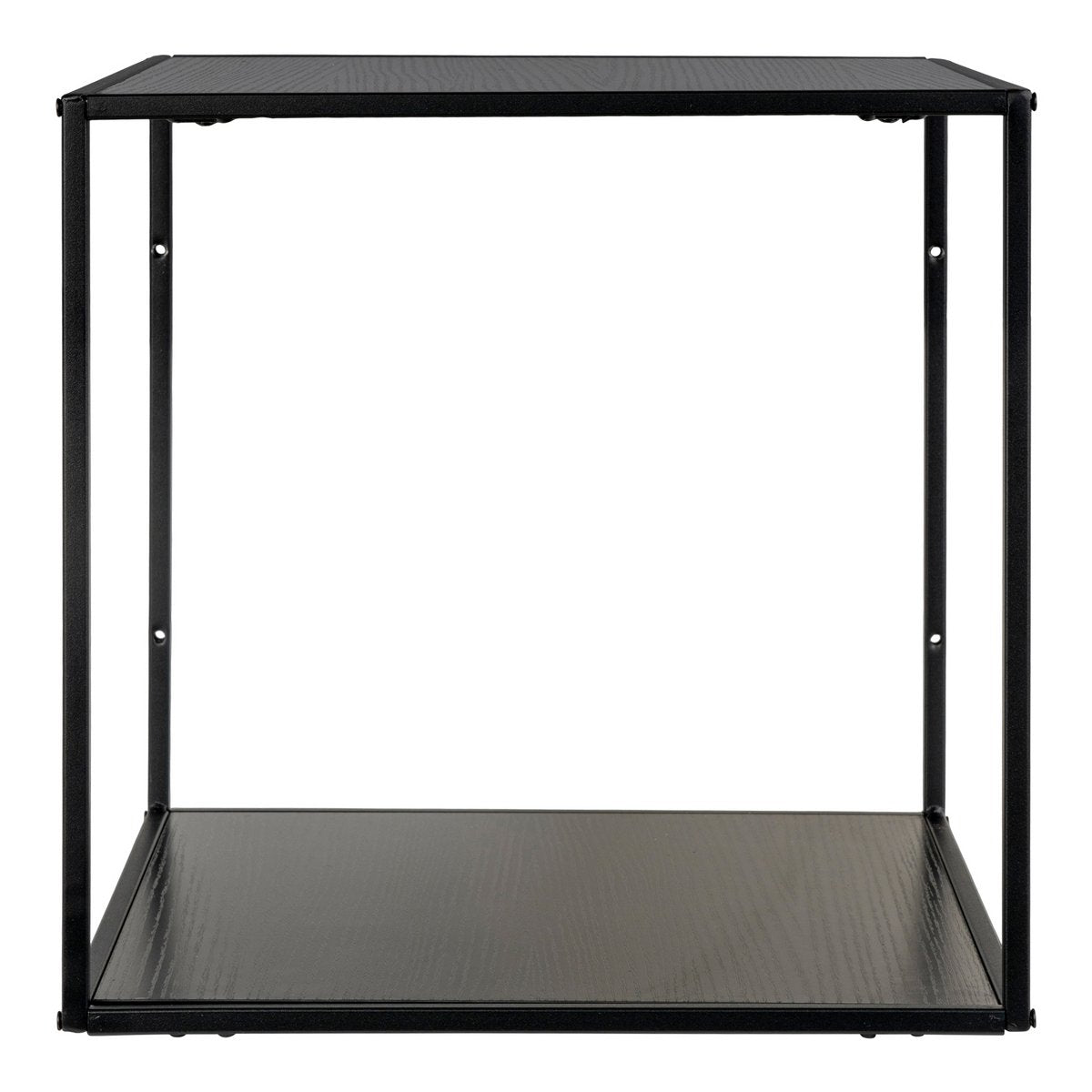 House Nordic ApS - Vita Wandplank - zwart, staal, 36x36x36cm - Deco Delights