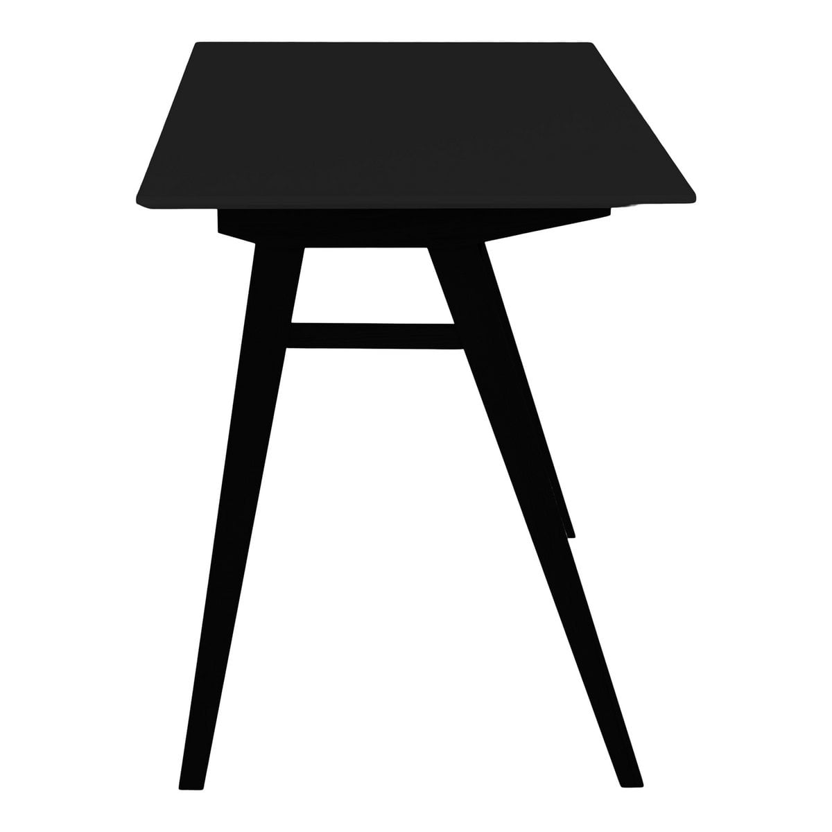 House Nordic ApS - Vojens Bureau - Zwart, MDF/Rubberhout, 120x60x75 cm - Deco Delights