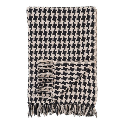 House Nordic ApS - Plaid Zwart/Beige - Deco Delights