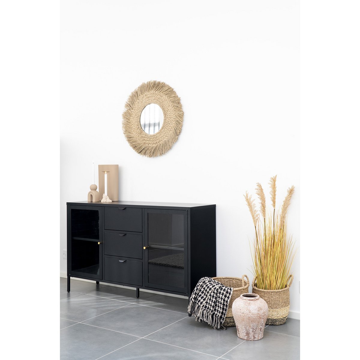 House Nordic ApS - Plaid Zwart/Beige - Deco Delights