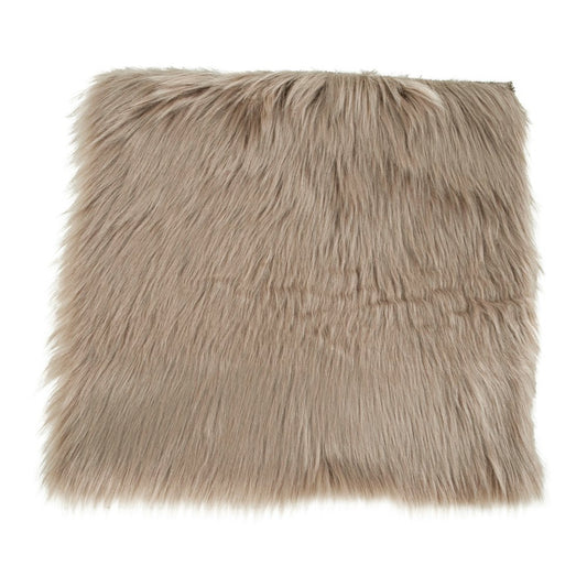House Nordic ApS - Zitting van lamsleer kunstmatig - Paddestoel, polyester, 40x40x6,5 cm - Deco Delights