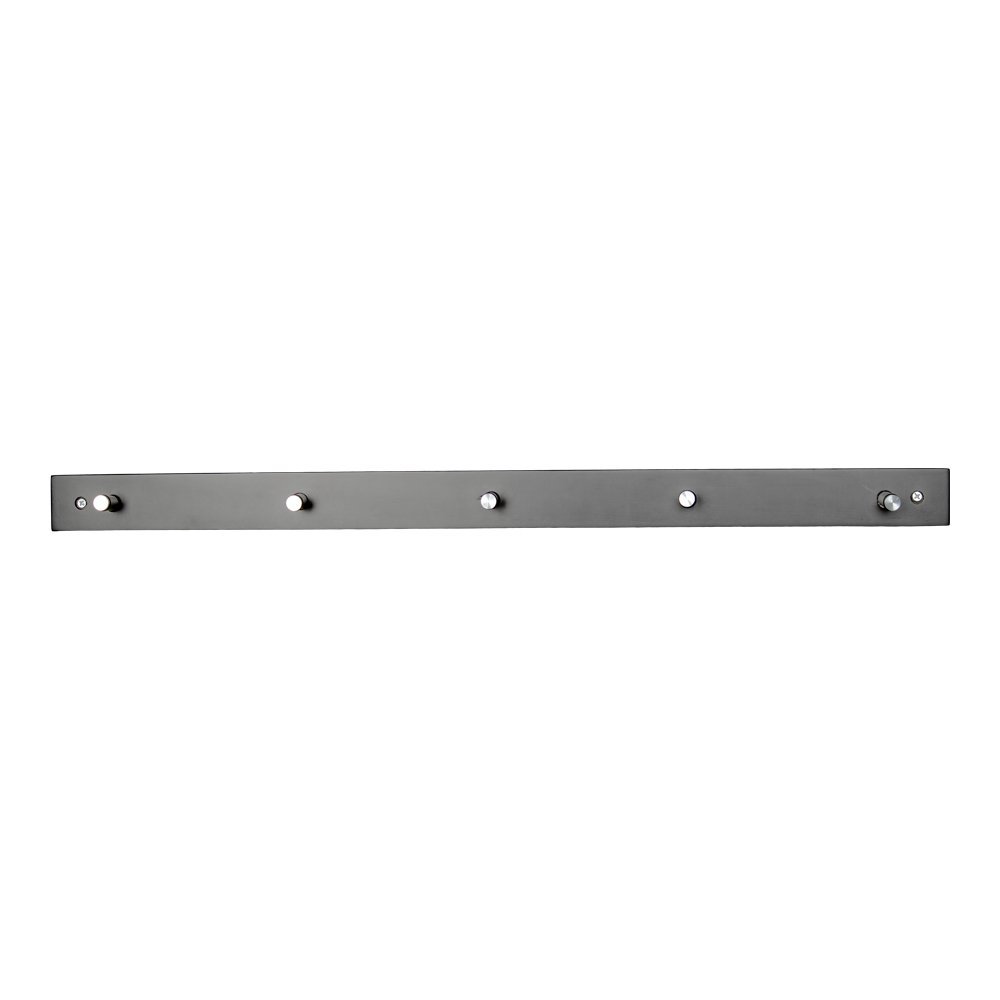 Padova Coat Rack - Kapstok in zwart met 5 haken in metaal
