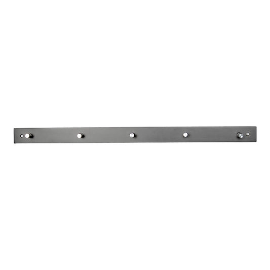 Padova Coat Rack - Kapstok in zwart met 5 haken in metaal