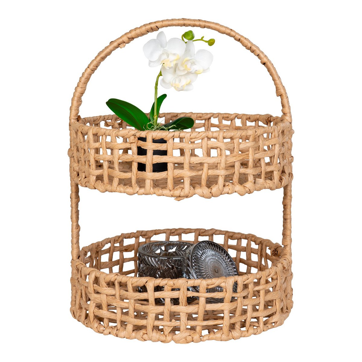 House Nordic ApS - Anadia Tray - Dienblad, papier, naturel, ø29x39 cm - Deco Delights Dienblad